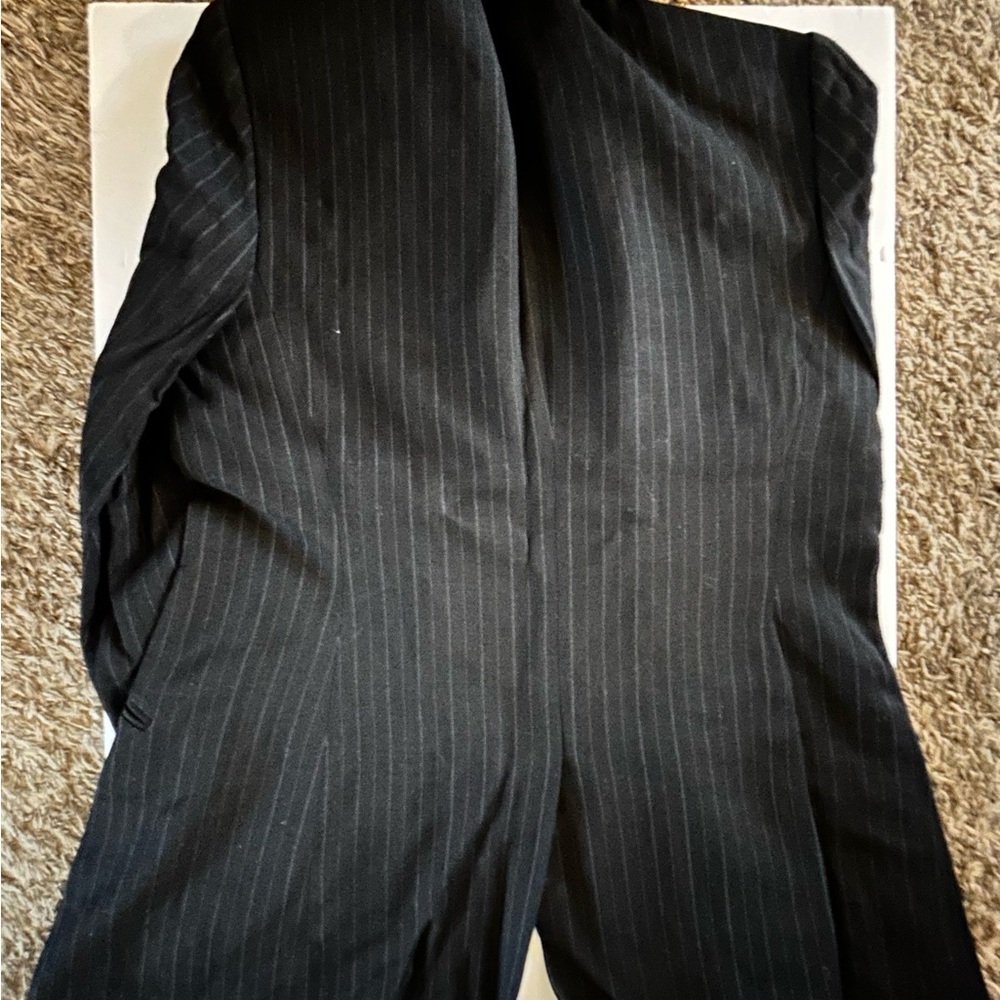 Ann Taylor Loft Double Breasted Pin Striped Suite